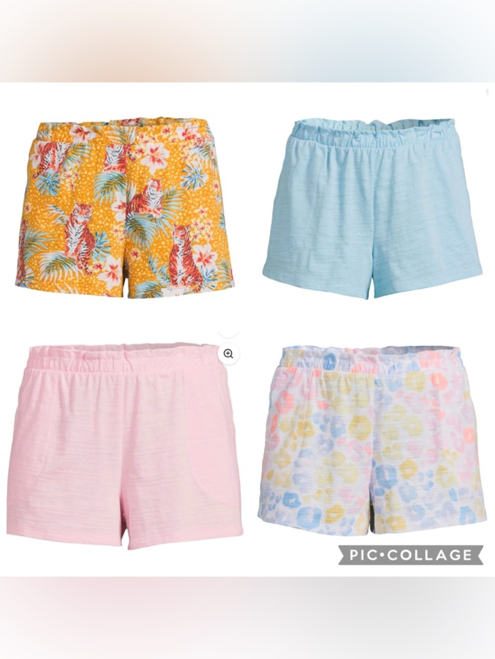 4 Pair New SECRET TREASURES Women’s 2XL (18W-20W) Pajama Sleep Shorts Soft
